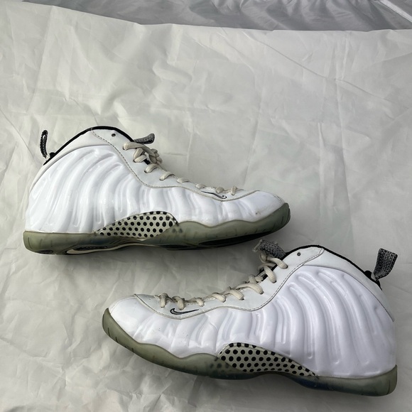 All White Nike Foamposite Size 11 - Picture 2 of 8